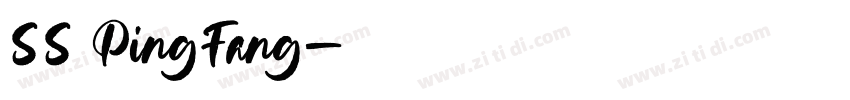 SS PingFang字体转换